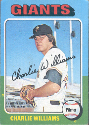 1975 Topps Baseball Cards      449     Charlie Williams